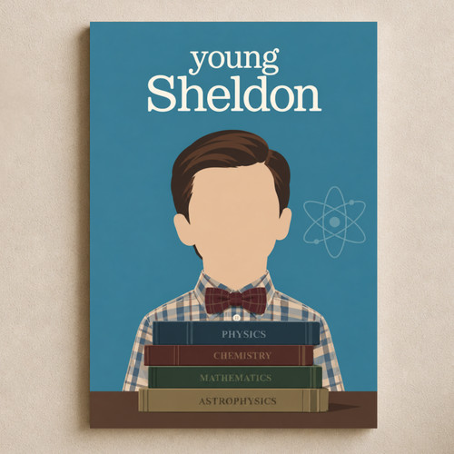 Young sheldon minimalist - young,